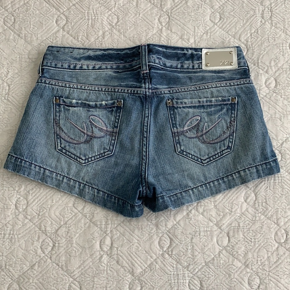 Express denim shorts